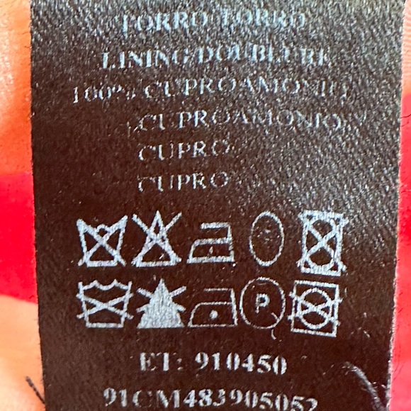 Carolina Herrera Light Red Midi Skirt Zip In Back Bottom Back Pleaded SZ 10 - Picture 13 of 15